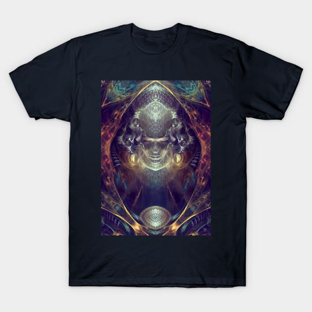 Subconscious New Growth - Visionary Fractal Manipulation - Manafold Art T-Shirt by Manafold